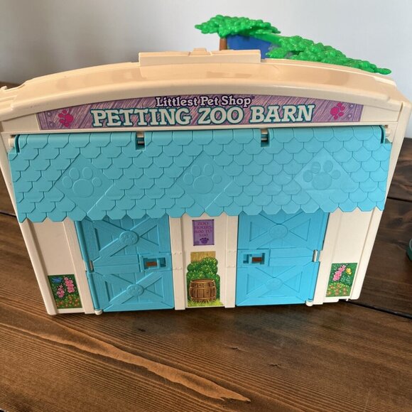 Vintage 1993 Littlest Pet Shop Zoo Playset w/ Zebra set & accessories LPS Kenner - Picture 13 of 15